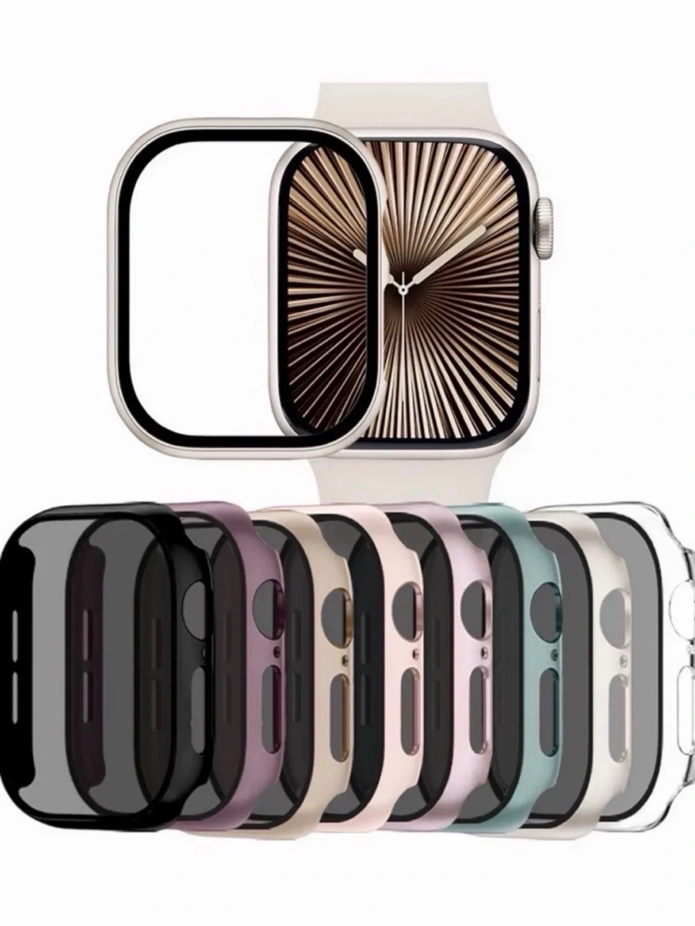 NWOT Rose Gold Apple Watch Case Cover